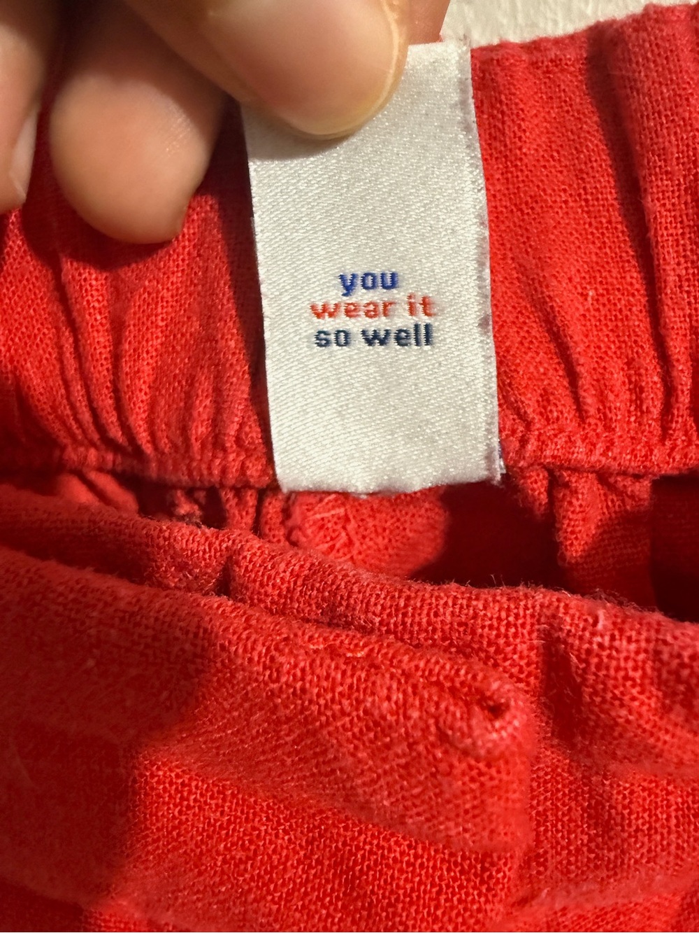 Old Navy Taylor Wide Leg Trouser Pants Pleated Womens M Red Extra High Rise - Picture 7 of 11